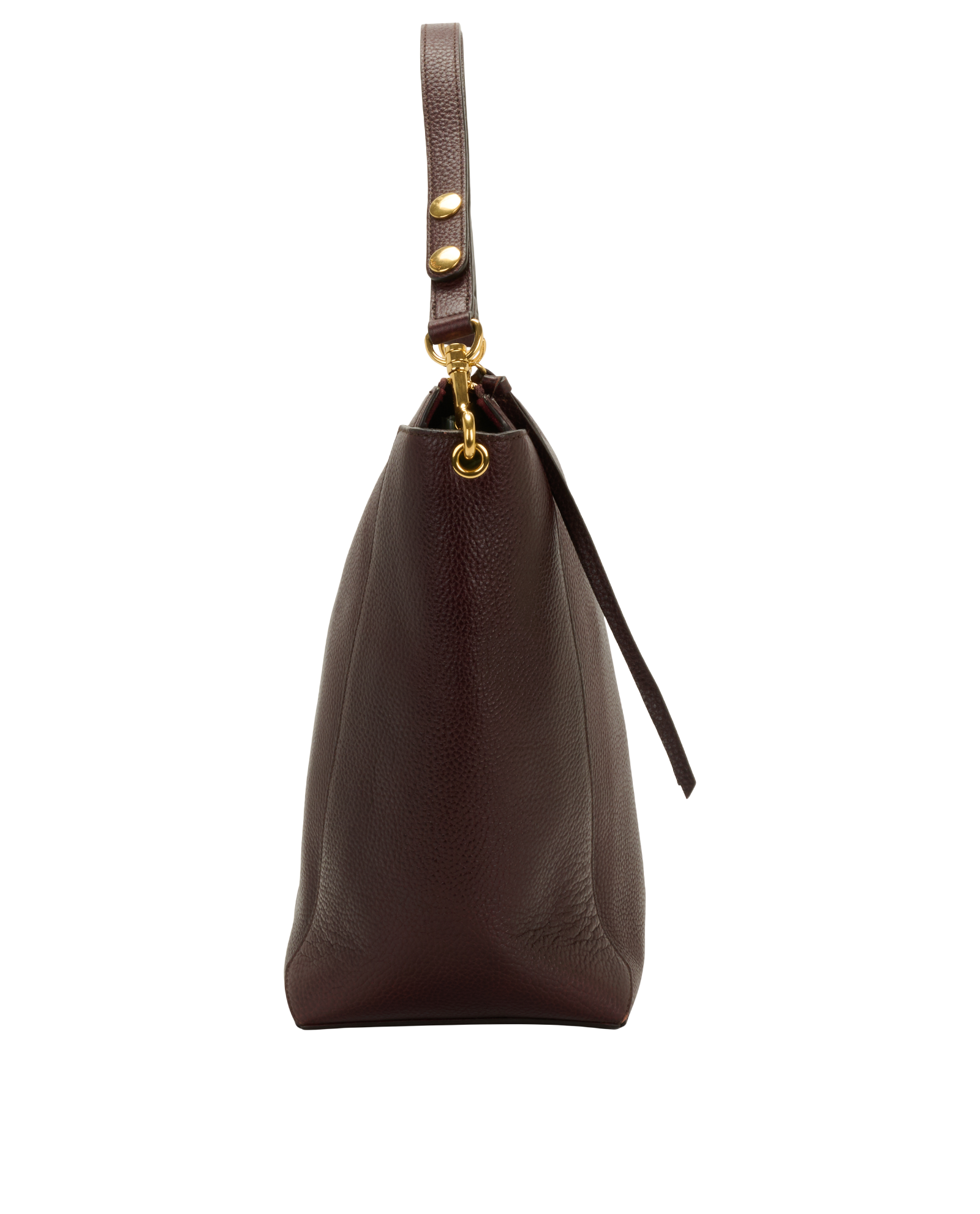 Camden, &pound;320, Handbags, Burgundy, Leather, Side view